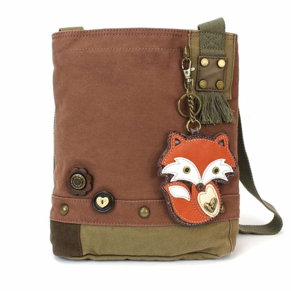 Crossbodies |  Patch Crossbody – Chala Fox Crossbodies Brown