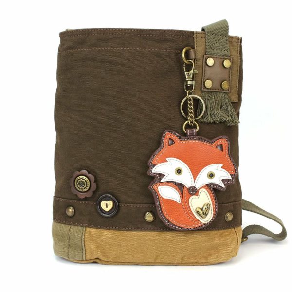 Crossbodies |  Patch Crossbody – Chala Fox Crossbodies Brown