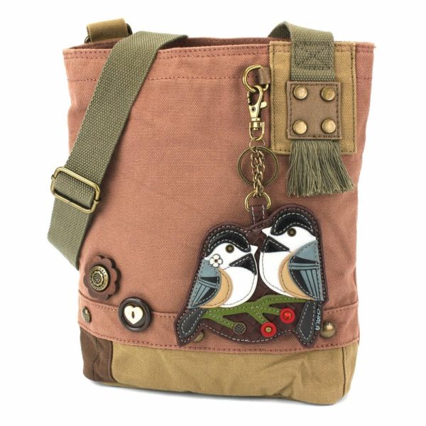 Crossbodies |  Patch Crossbody – Chickadee Crossbodies Brown