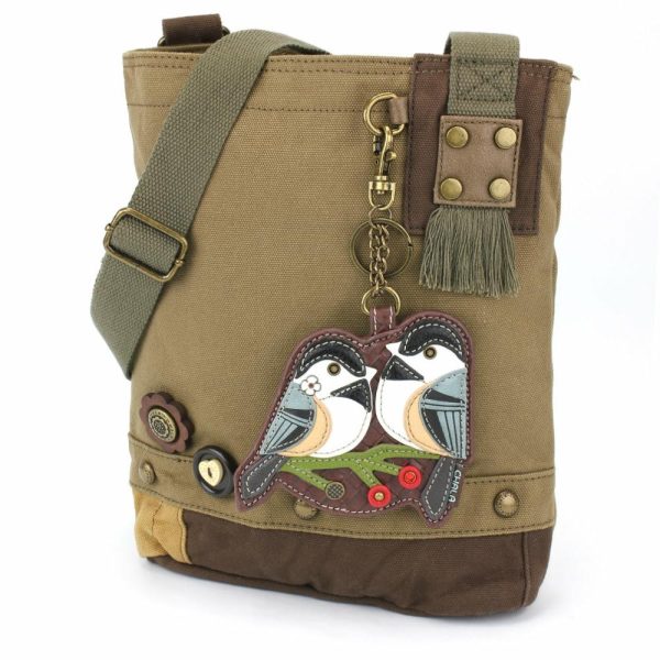 Crossbodies |  Patch Crossbody – Chickadee Crossbodies Brown