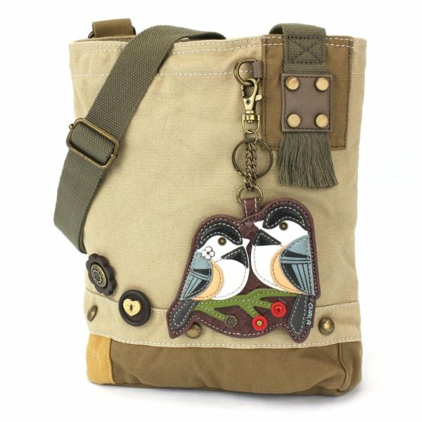 Crossbodies |  Patch Crossbody – Chickadee Crossbodies Brown