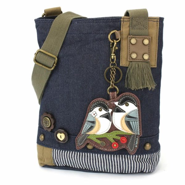 Crossbodies |  Patch Crossbody – Chickadee Crossbodies Brown