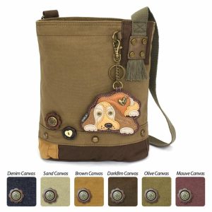 Crossbodies |  Patch Crossbody – Cocker Golden Crossbodies Brown