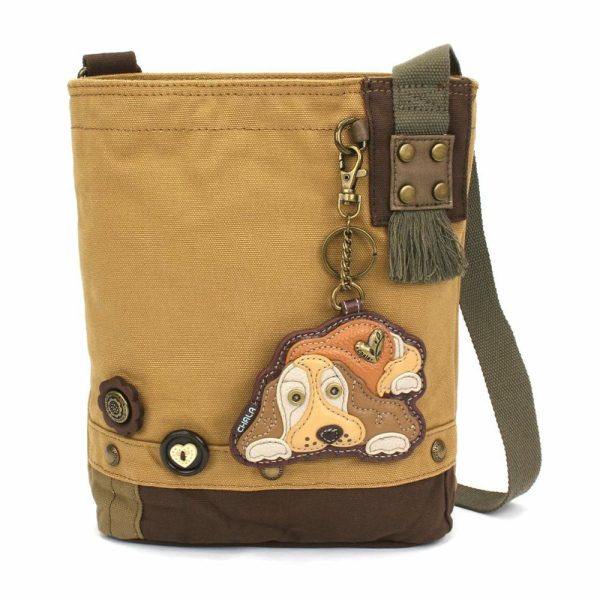 Crossbodies |  Patch Crossbody – Cocker Golden Crossbodies Brown