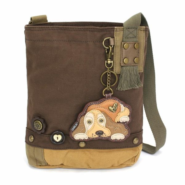 Crossbodies |  Patch Crossbody – Cocker Golden Crossbodies Brown