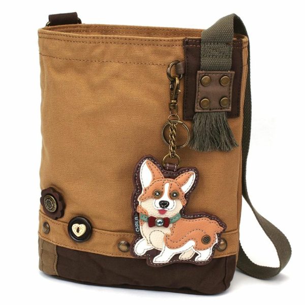 Crossbodies |  Patch Crossbody – Corgi Crossbodies Brown