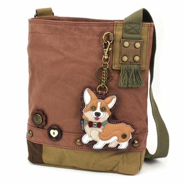 Crossbodies |  Patch Crossbody – Corgi Crossbodies Brown