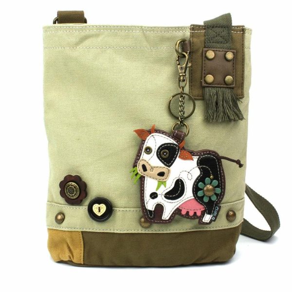 Crossbodies |  Patch Crossbody – Cow Crossbodies Brown