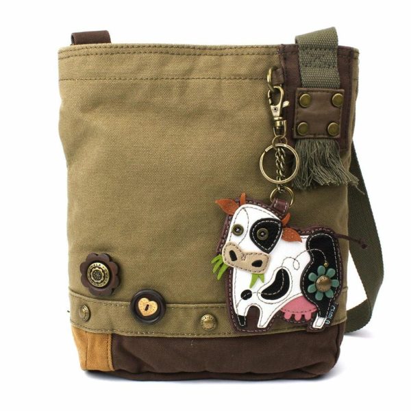 Crossbodies |  Patch Crossbody – Cow Crossbodies Brown