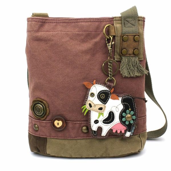 Crossbodies |  Patch Crossbody – Cow Crossbodies Brown