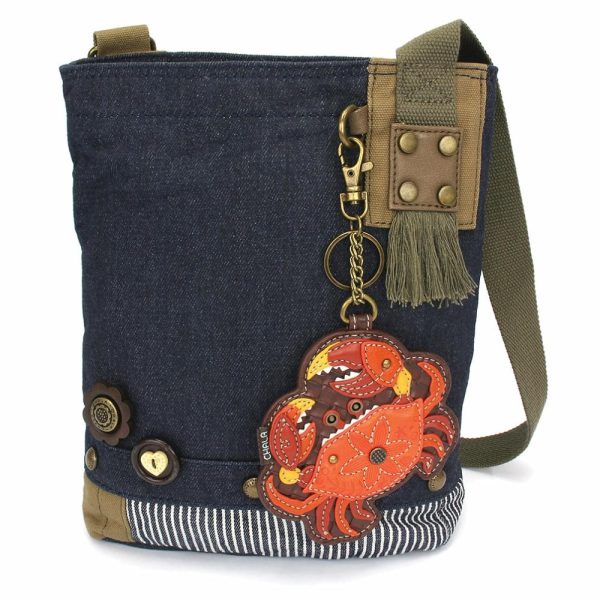 Crossbodies |  Patch Crossbody – Crab Orange Crossbodies Brown