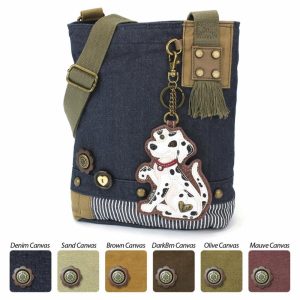 Crossbodies |  Patch Crossbody – Dalmatian Crossbodies Brown