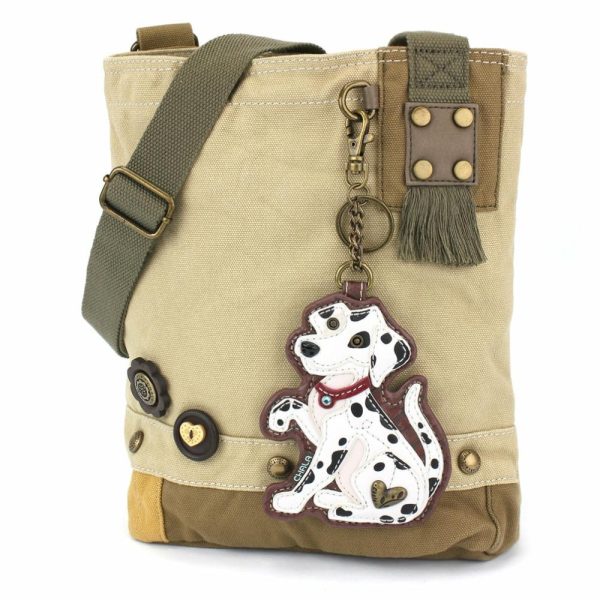 Crossbodies |  Patch Crossbody – Dalmatian Crossbodies Brown