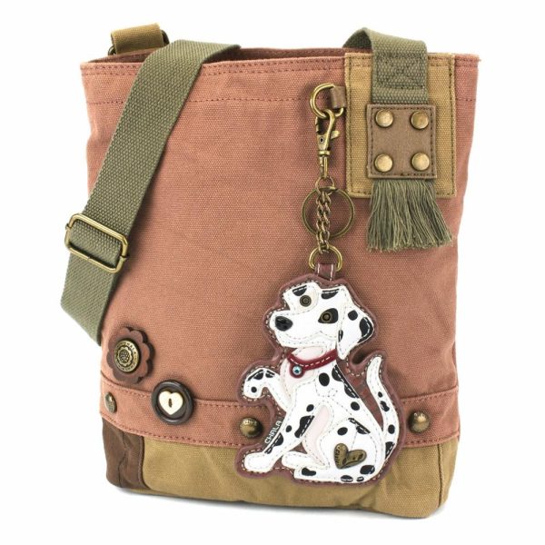 Crossbodies |  Patch Crossbody – Dalmatian Crossbodies Brown