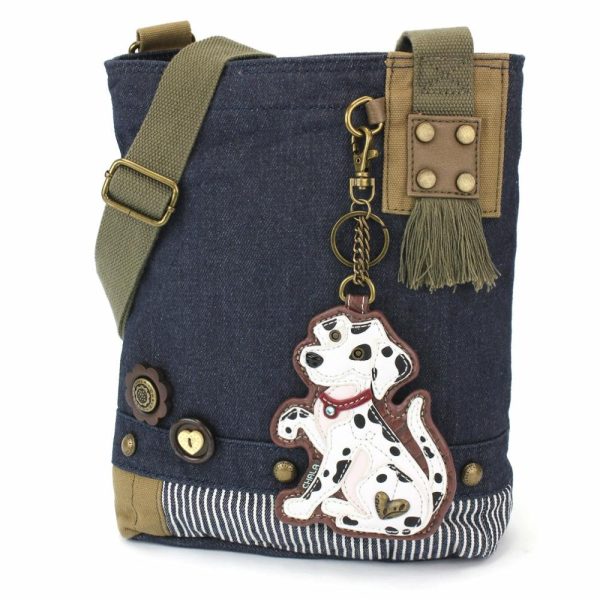 Crossbodies |  Patch Crossbody – Dalmatian Crossbodies Brown