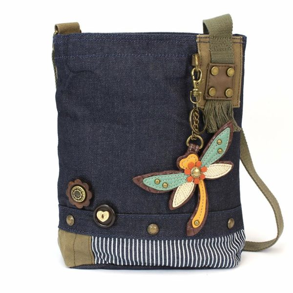 Crossbodies |  Patch Crossbody – Dragonfly Crossbodies Brown