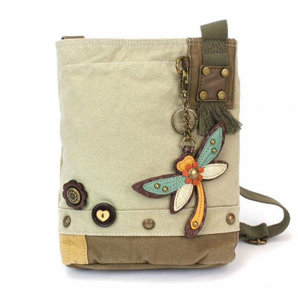 Crossbodies |  Patch Crossbody – Dragonfly Crossbodies Brown