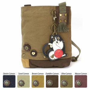 Crossbodies |  Patch Crossbody – Fat Cat Crossbodies Brown