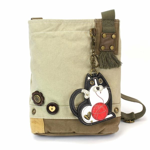 Crossbodies |  Patch Crossbody – Fat Cat Crossbodies Brown