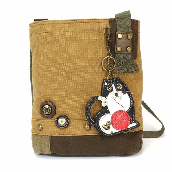 Crossbodies |  Patch Crossbody – Fat Cat Crossbodies Brown