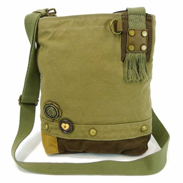 Crossbodies |  Patch Crossbody – Fat Cat Crossbodies Brown