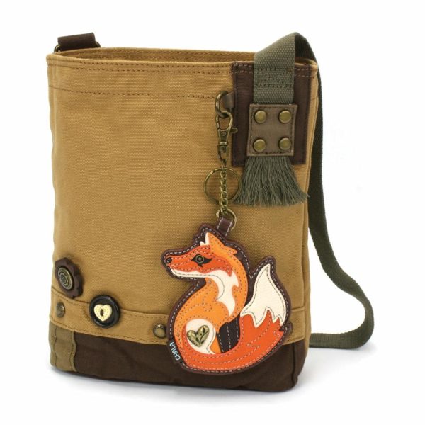 Crossbodies |  Patch Crossbody – Fox A Crossbodies Brown