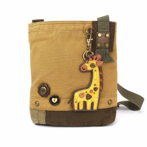 Crossbodies |  Patch Crossbody – Giraffe Crossbodies Brown