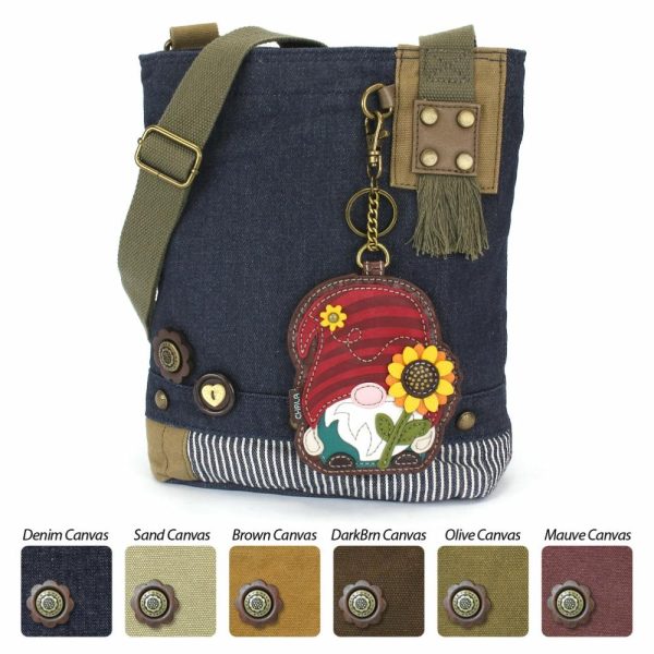 Crossbodies |  Patch Crossbody – Gnome Crossbodies Brown