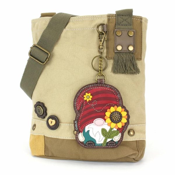 Crossbodies |  Patch Crossbody – Gnome Crossbodies Brown