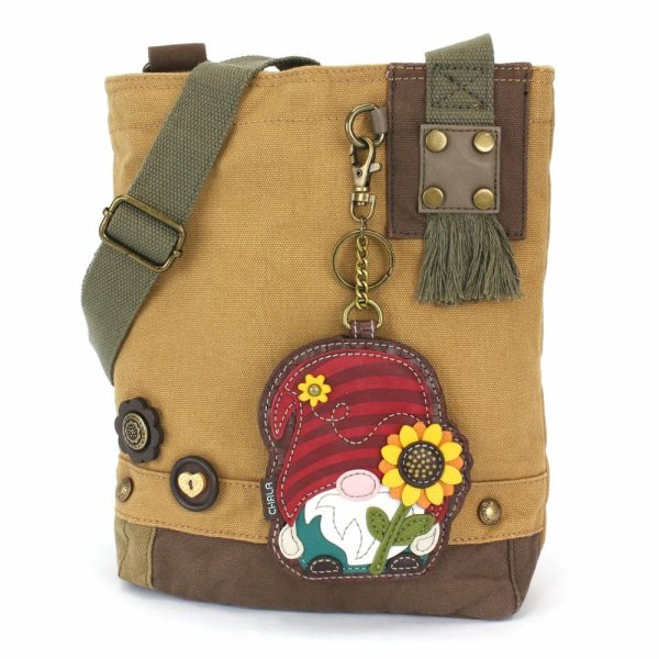 Crossbodies |  Patch Crossbody – Gnome Crossbodies Brown