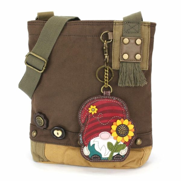 Crossbodies |  Patch Crossbody – Gnome Crossbodies Brown