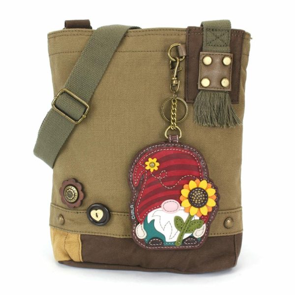 Crossbodies |  Patch Crossbody – Gnome Crossbodies Brown