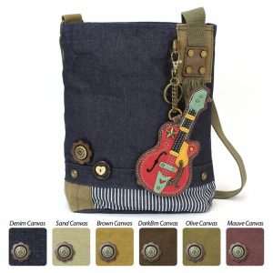 Crossbodies |  Patch Crossbody – Guitar Crossbodies Brown