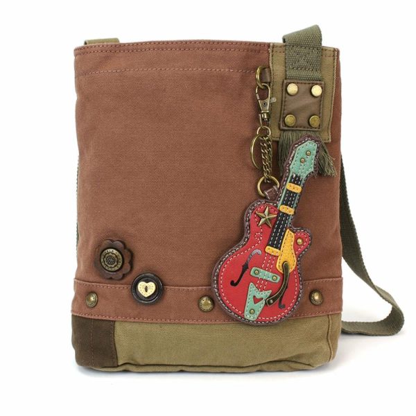 Crossbodies |  Patch Crossbody – Guitar Crossbodies Brown