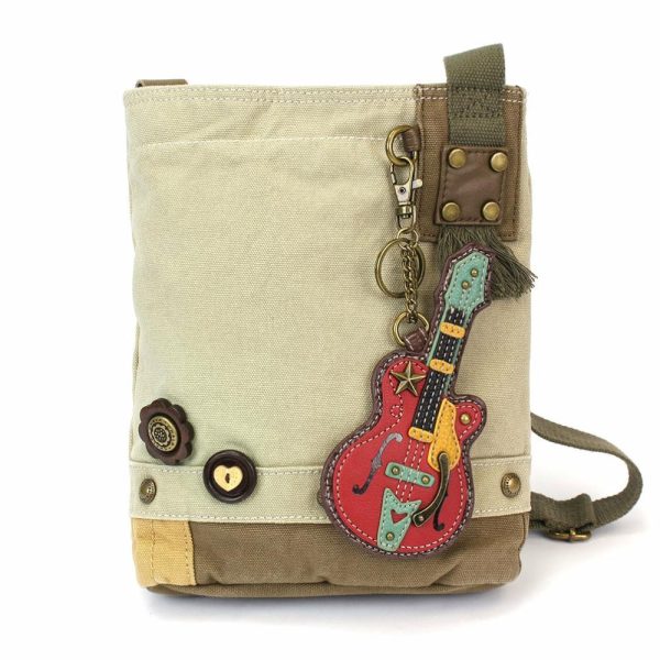 Crossbodies |  Patch Crossbody – Guitar Crossbodies Brown