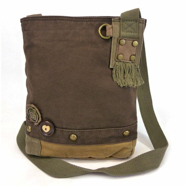 Crossbodies |  Patch Crossbody – Guitar Crossbodies Brown