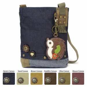 Crossbodies |  Patch Crossbody – Hedgehog Crossbodies Brown