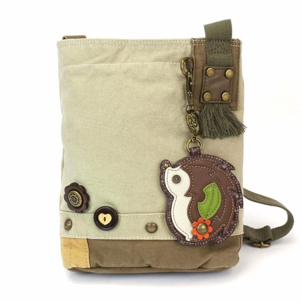 Crossbodies |  Patch Crossbody – Hedgehog Crossbodies Brown