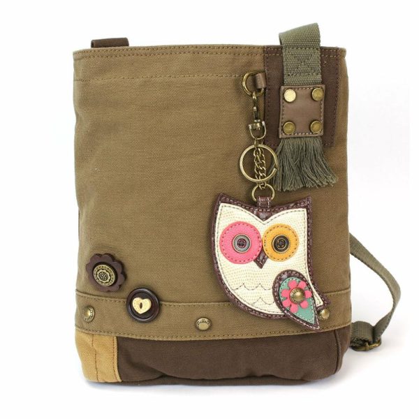 Crossbodies |  Patch Crossbody – Hoohoo Owl Crossbodies Brown