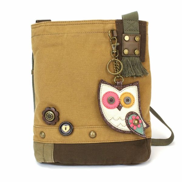 Crossbodies |  Patch Crossbody – Hoohoo Owl Crossbodies Brown