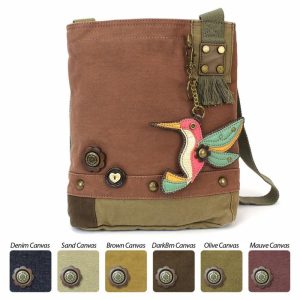 Crossbodies |  Patch Crossbody – Hummingbird Crossbodies Brown