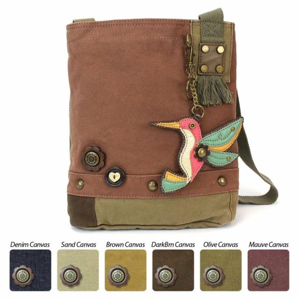 Crossbodies |  Patch Crossbody – Hummingbird Crossbodies Brown