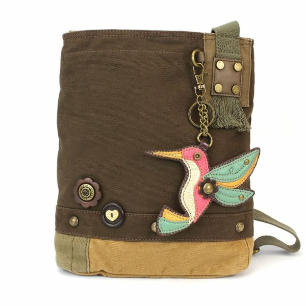 Crossbodies |  Patch Crossbody – Hummingbird Crossbodies Brown