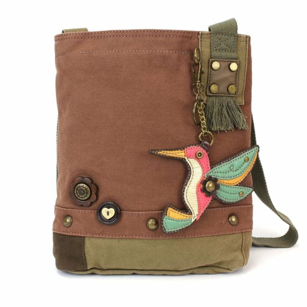 Crossbodies |  Patch Crossbody – Hummingbird Crossbodies Brown