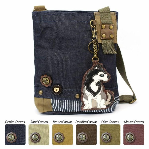 Crossbodies |  Patch Crossbody – Husky Crossbodies Brown