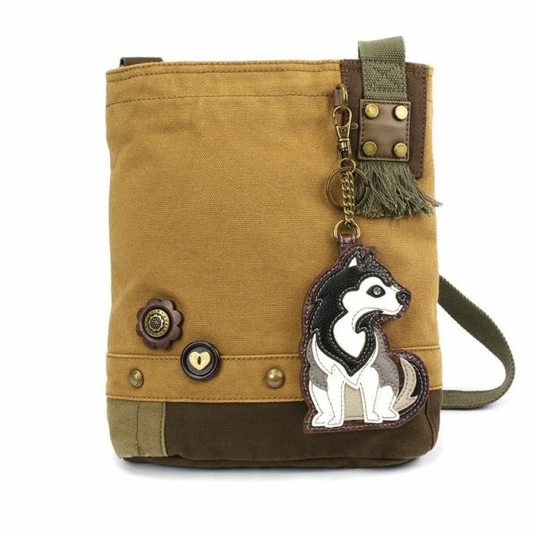 Crossbodies |  Patch Crossbody – Husky Crossbodies Brown