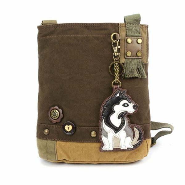 Crossbodies |  Patch Crossbody – Husky Crossbodies Brown