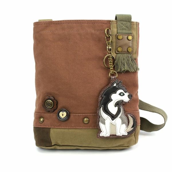 Crossbodies |  Patch Crossbody – Husky Crossbodies Brown