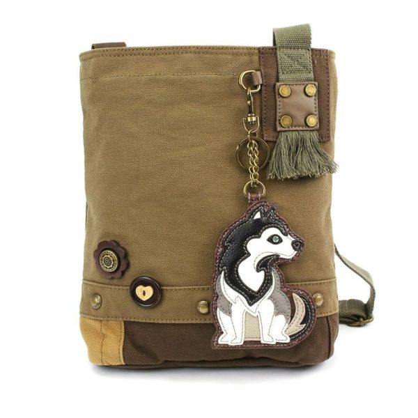 Crossbodies |  Patch Crossbody – Husky Crossbodies Brown