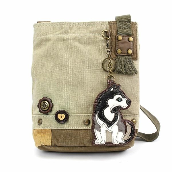 Crossbodies |  Patch Crossbody – Husky Crossbodies Brown